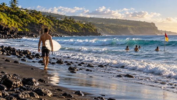 Où se situent les attaques de requins à La Réunion ?